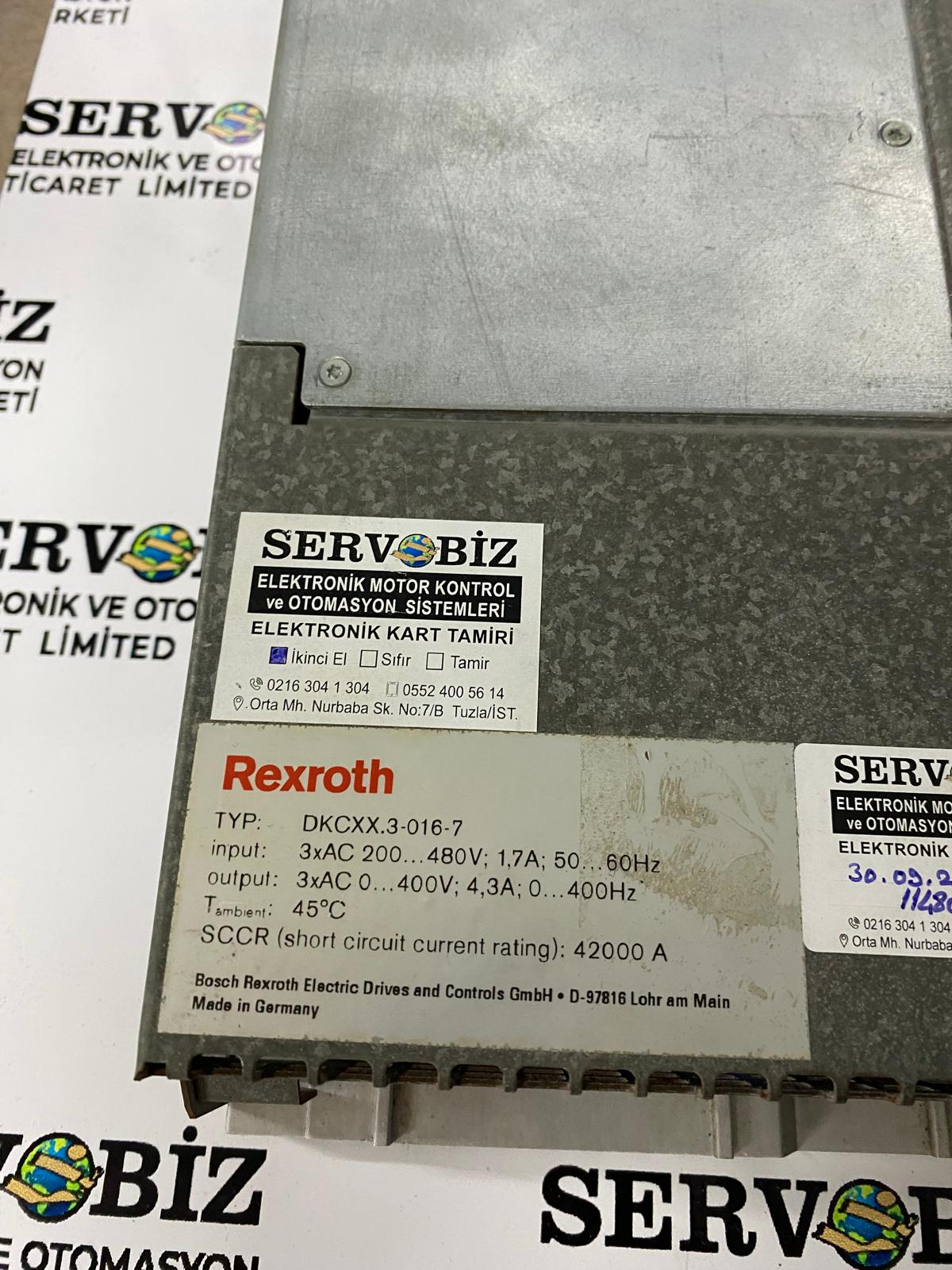 REXROTH DKCXX.3-016-7