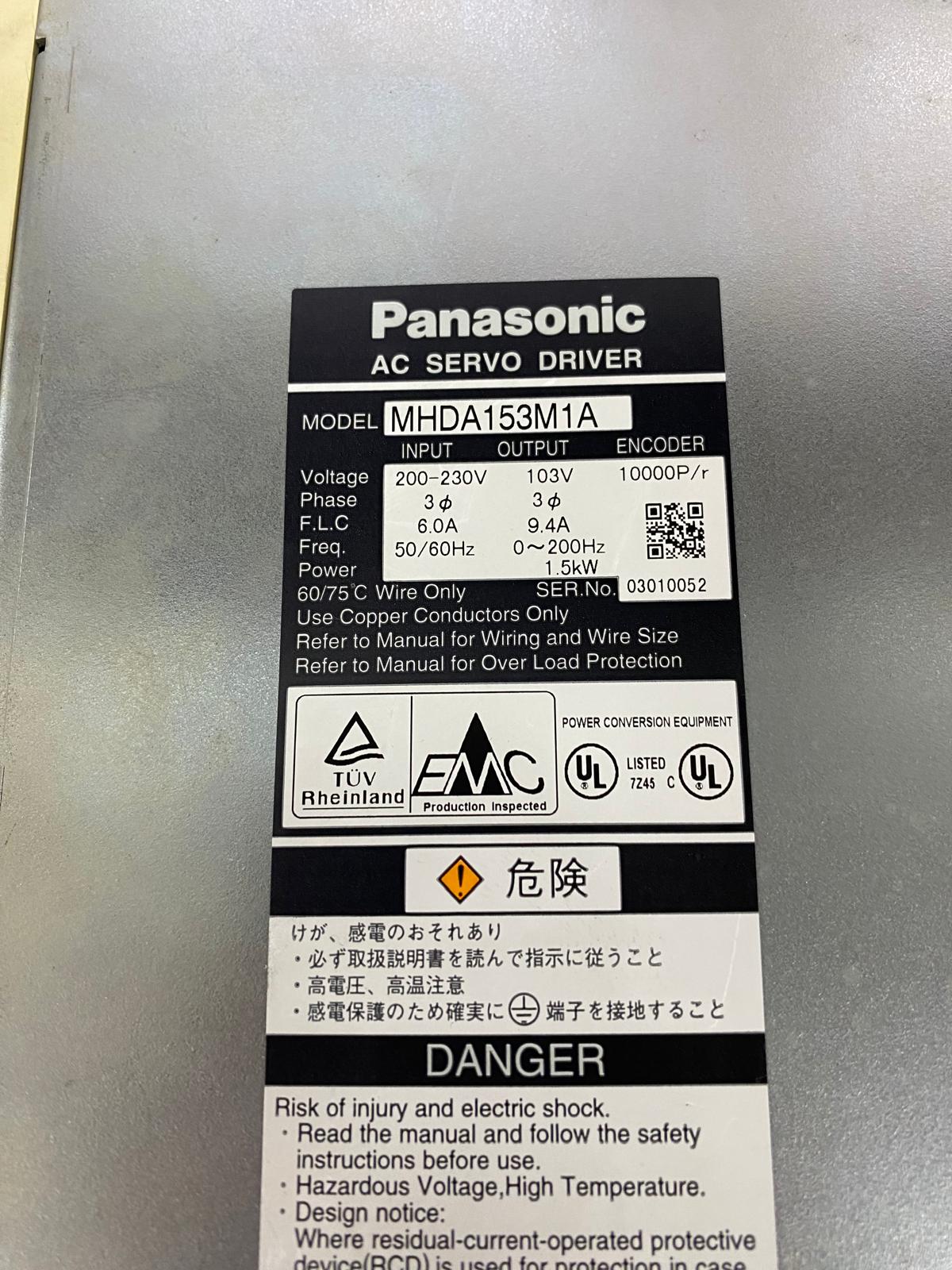 PANASONIC MHDA153M1A