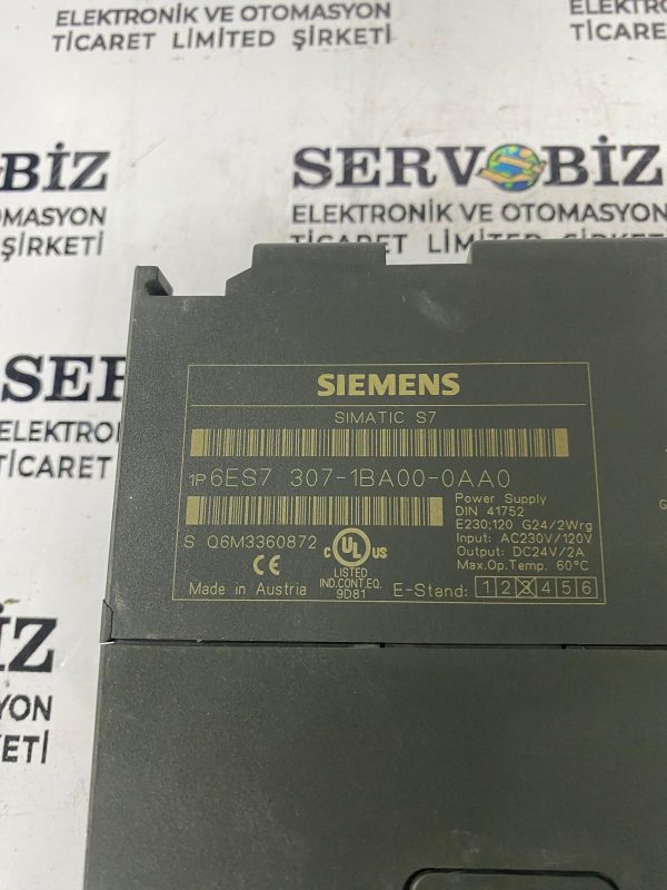 SIEMENS 6ES7 307-1BA00-0AA0