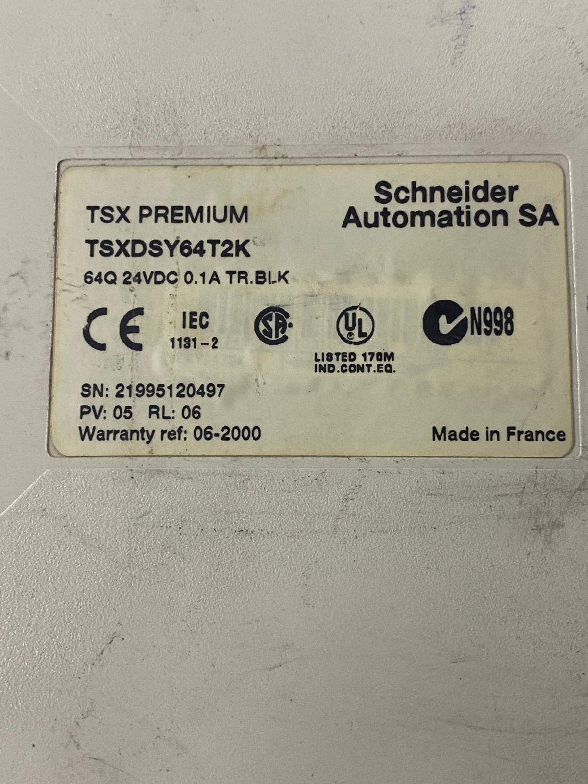 SCHNEIDER TSXDSY64T2K