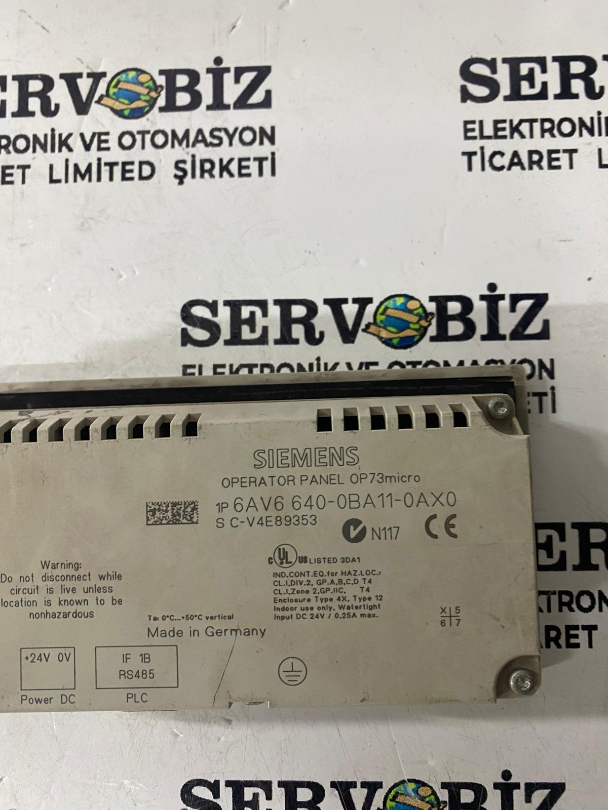 SIEMENS 6AV6 640-0BA11-0AX0