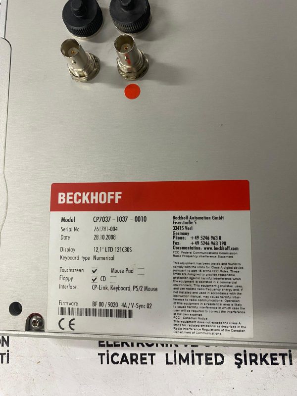 BECKHOFF CP7037-1037-0010