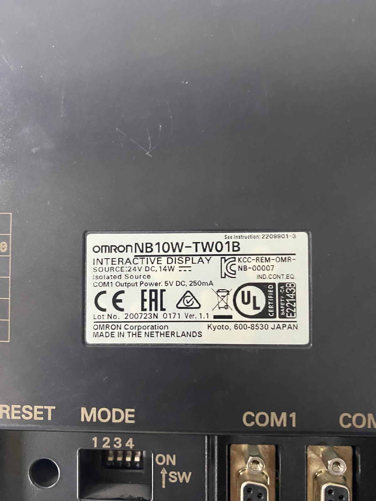 OMRON NB10W-TW01B