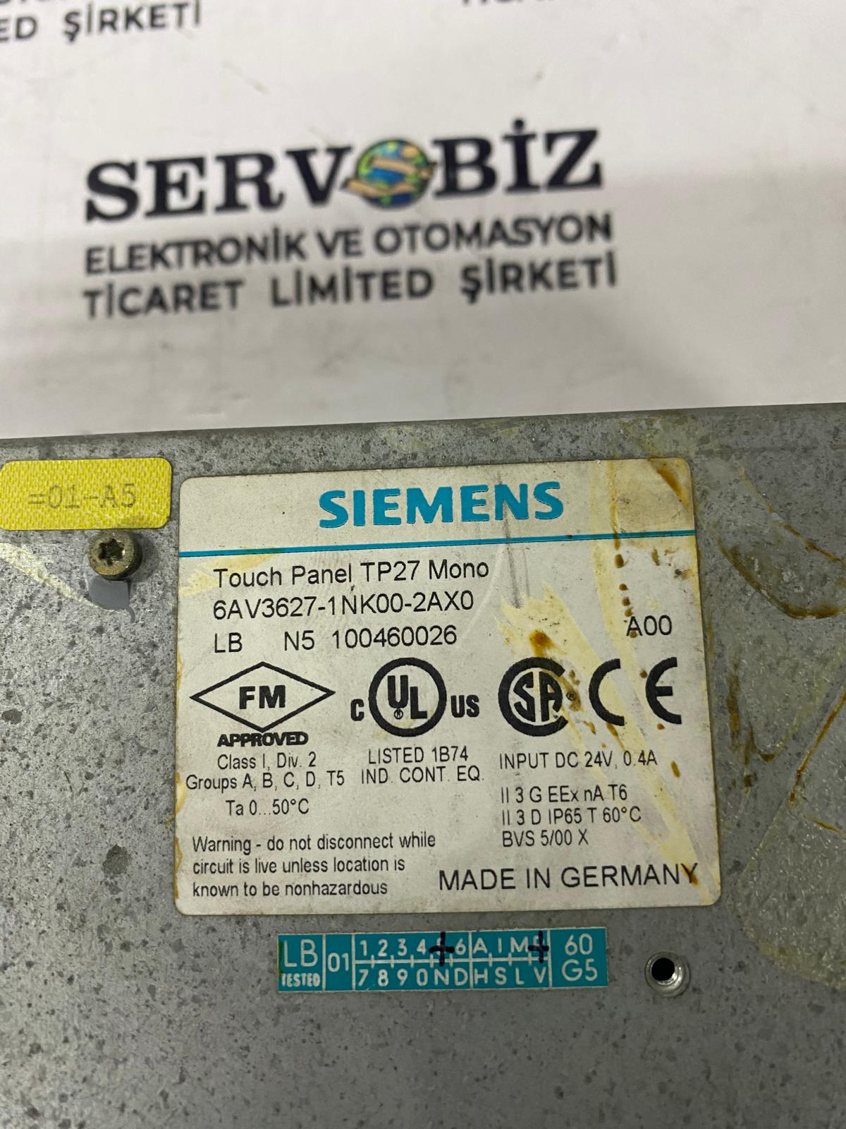 SIEMENS 6AV3627-1NK00-2AX0