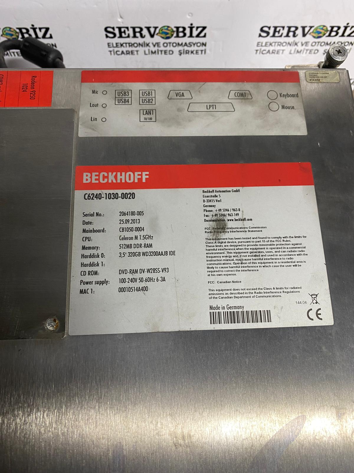 BECKHOFF C6240-1030-0020