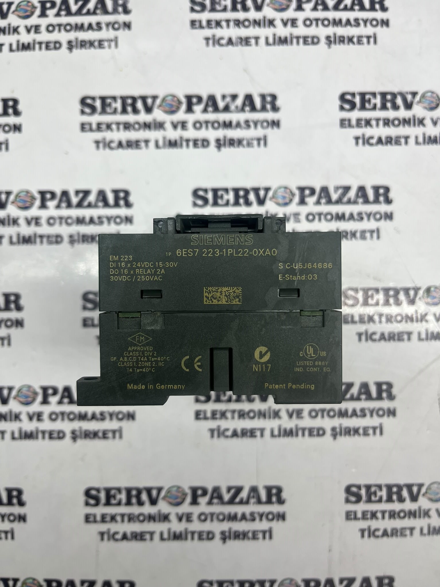 Siemens 6ES7223-1PL22-0XA8 S7-200 EM 223 PLC Genişletme Modülü (16 DI / 16 DO Röle)