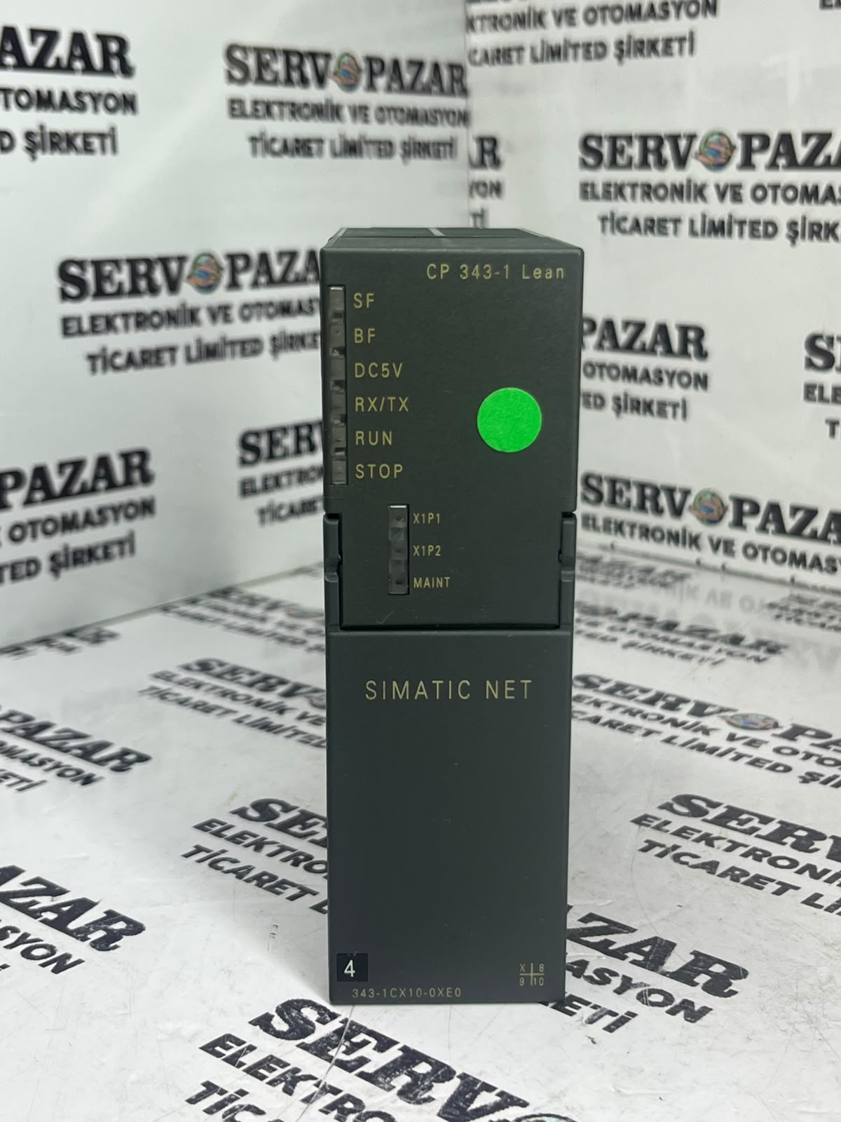 Siemens SIMATIC S7-300 CP 343-1 Lean Ethernet Modülü (6GK7343-1CX10-0XE0 / 6GK7 343-1CX10-0XE0) – Worldwide Shipping