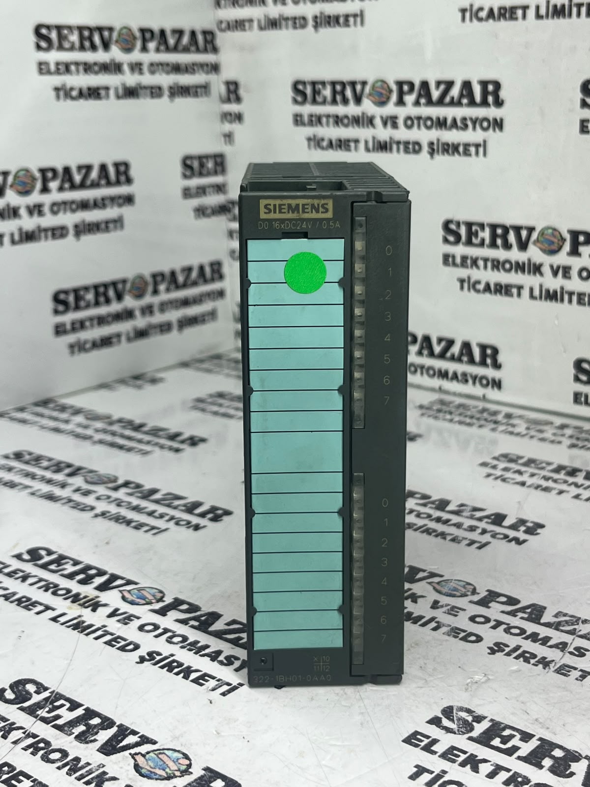 Siemens SIMATIC S7-300 SM 322 Dijital Çıkış Modülü (6ES7322-1BH01-0AA0 / 6ES7 322-1BH01-0AA0 – 16 DO 24V DC 0.5A Transistör) – Worldwide Shipping