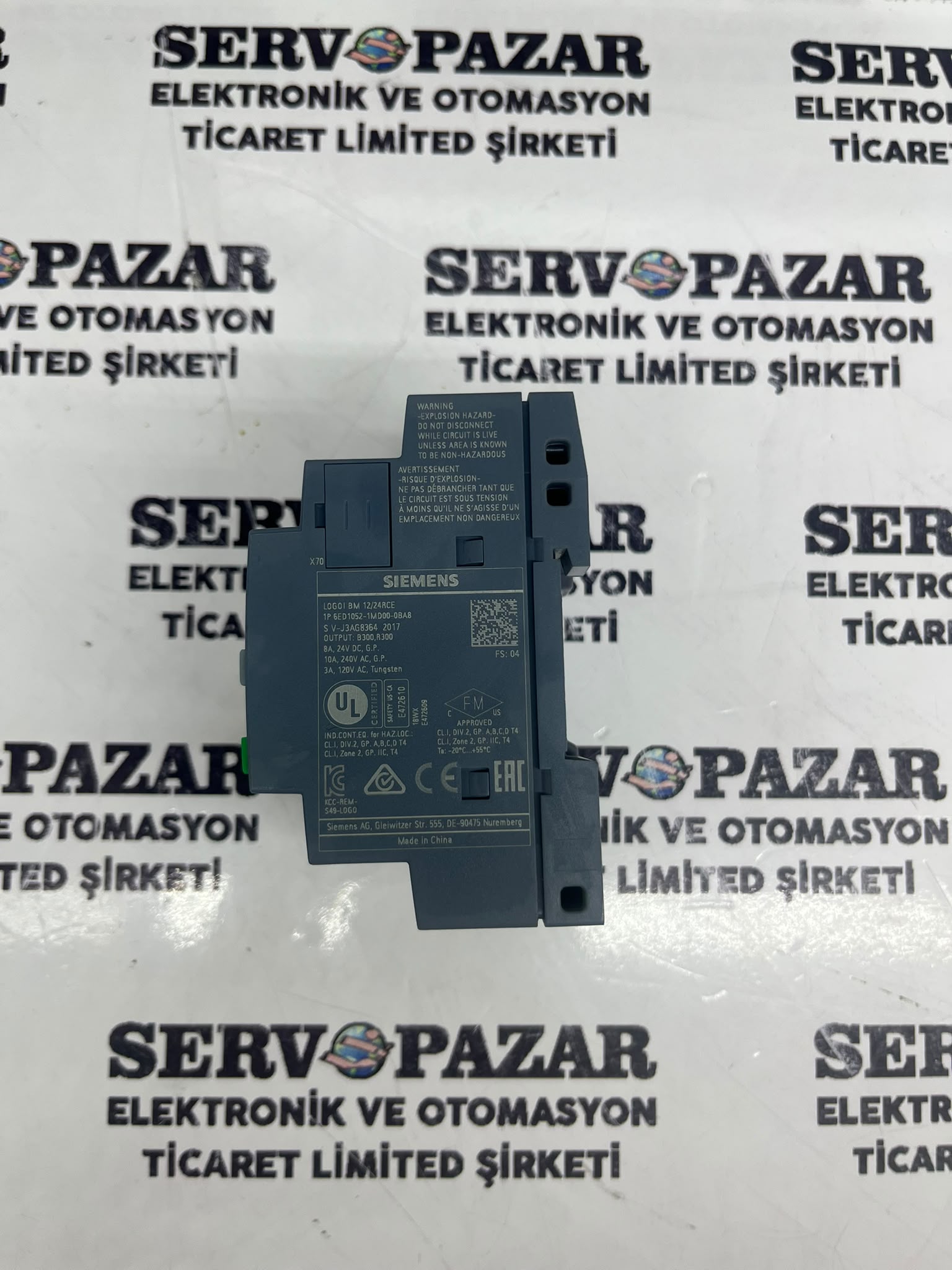 WhatsApp Image 2026-08-05 at 13.36.47 (1) Siemens LOGO! 12/24RCE 6ED1052-1MD00-0BA8 Ekranlı PLC – İkinci El
