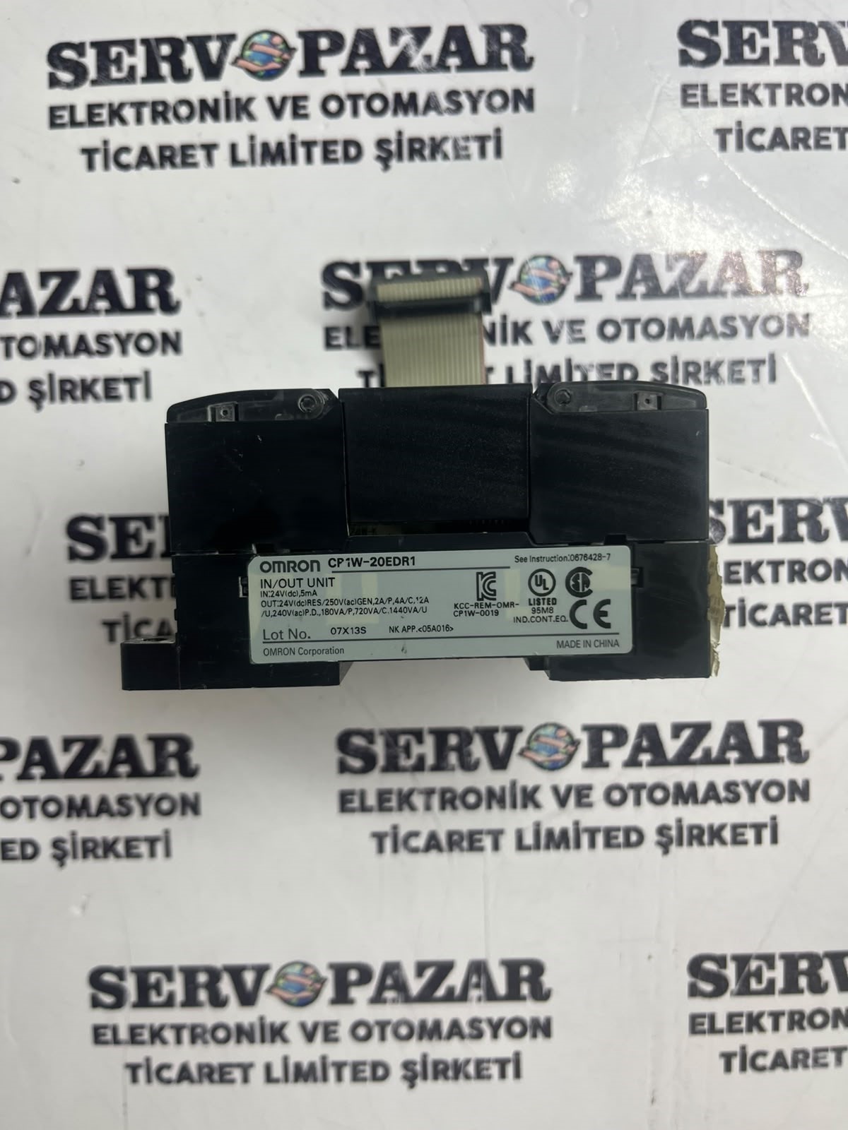 WhatsApp Image 2026-08-05 at 14.32.45 (1) Omron CP1W-20EDR1 20 Kanal PLC Genişleme Modülü (12 Giriş / 8 Röle Çıkış) – İkinci El