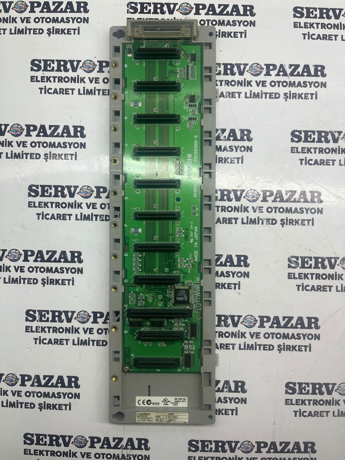 WhatsApp Image 2026-08-06 at 09.55.17 Hitachi EH-BS8A EH-150 PLC 8 Slotlu Base Rack / Ana Şasi – İkinci El