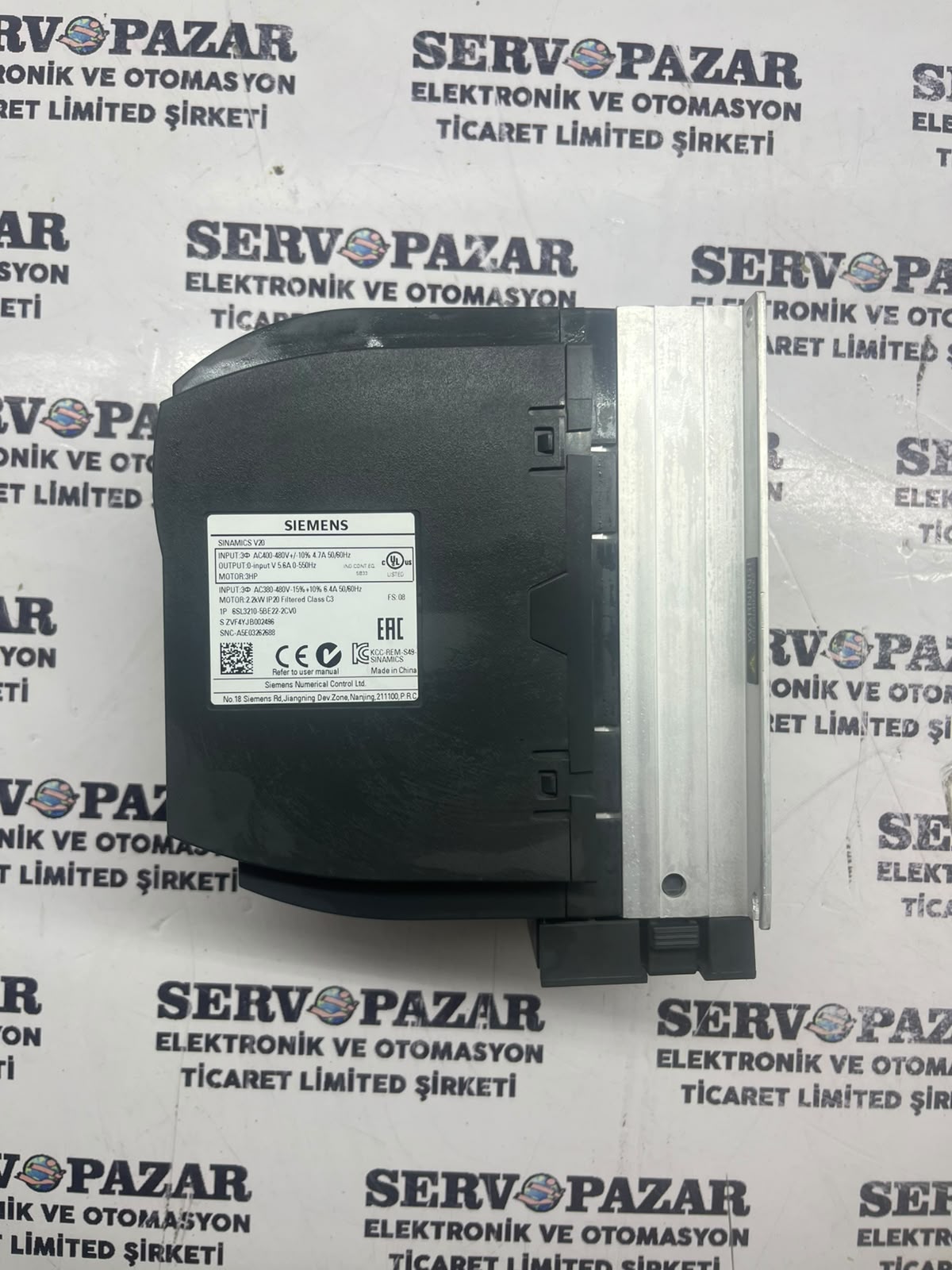 WhatsApp Image 2026-08-06 at 10.00.51 (1) Siemens 6SL3120-5BE22-2CV0 SINAMICS S120 Double Motor Module (2 x 18 A) – İkinci El