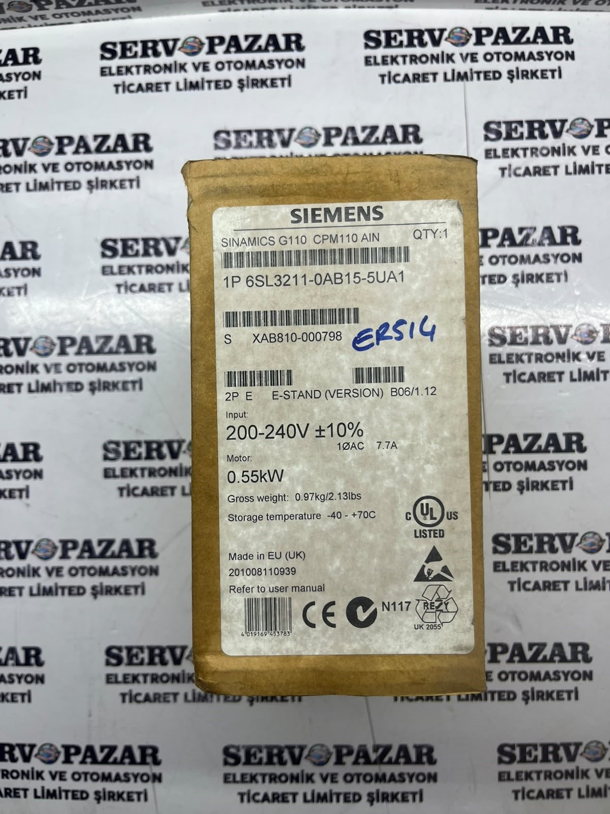 WhatsApp Image 2026-08-06 at 11.06.31 (1) Siemens 6SL3211-0AB15-5UA1 SINAMICS V20 AC Sürücü 0.55 kW / 0.75 HP (230V 1-Faz) – Sıfır
