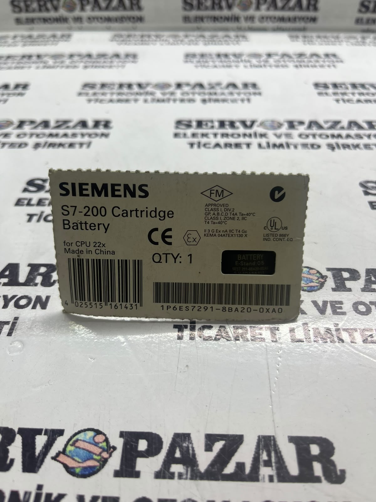 WhatsApp Image 2026-08-06 at 11.06.46 Siemens 6ES7 291-8BA20-0XA0 S7-200 PLC Pil Modülü (Battery Module) – Sıfır