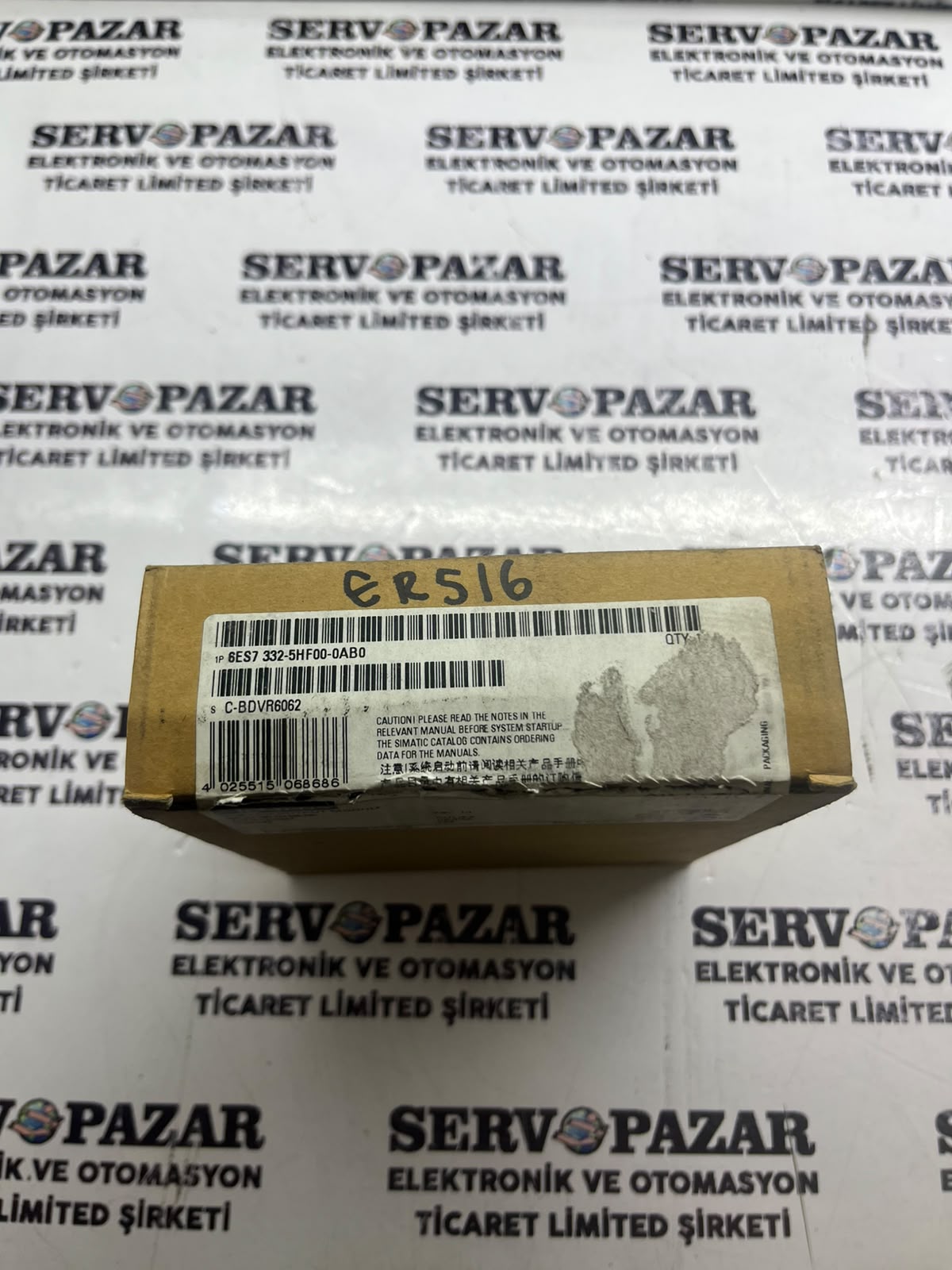 Siemens 6ES7 332-5HF00-0AB0 S7-300 SM 332 Analog Çıkış Modülü (8 AO 12 Bit) – Sıfır