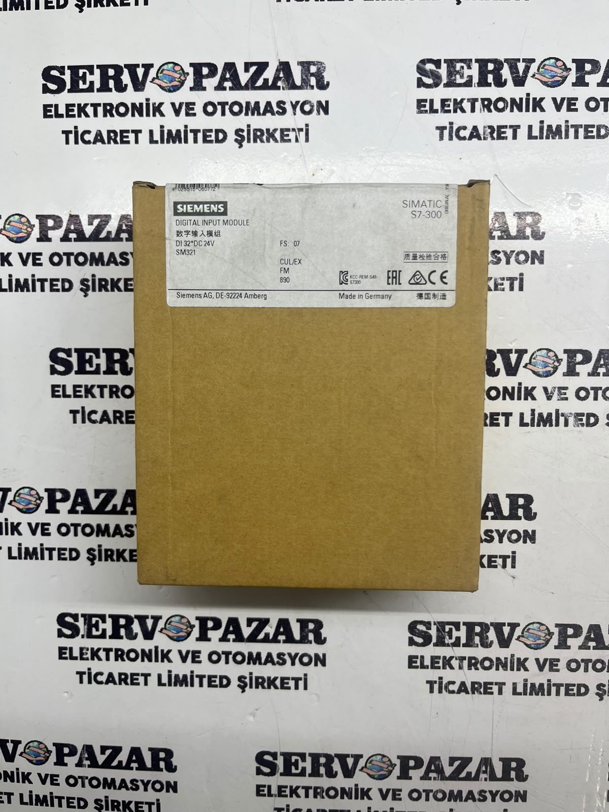 Siemens 6ES7 321-1BL00-0AA0 S7-300 SM 321 Dijital Giriş Modülü (32 DI 24V DC) – Sıfır