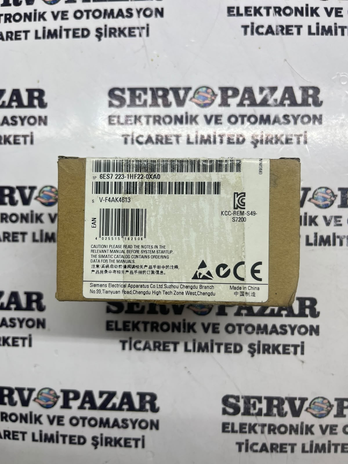 Siemens 6ES7 223-1HF22-0XA0 S7-200 EM 223 Dijital Karma Modül (4 DI 24V DC / 4 DO Röle) – Sıfır