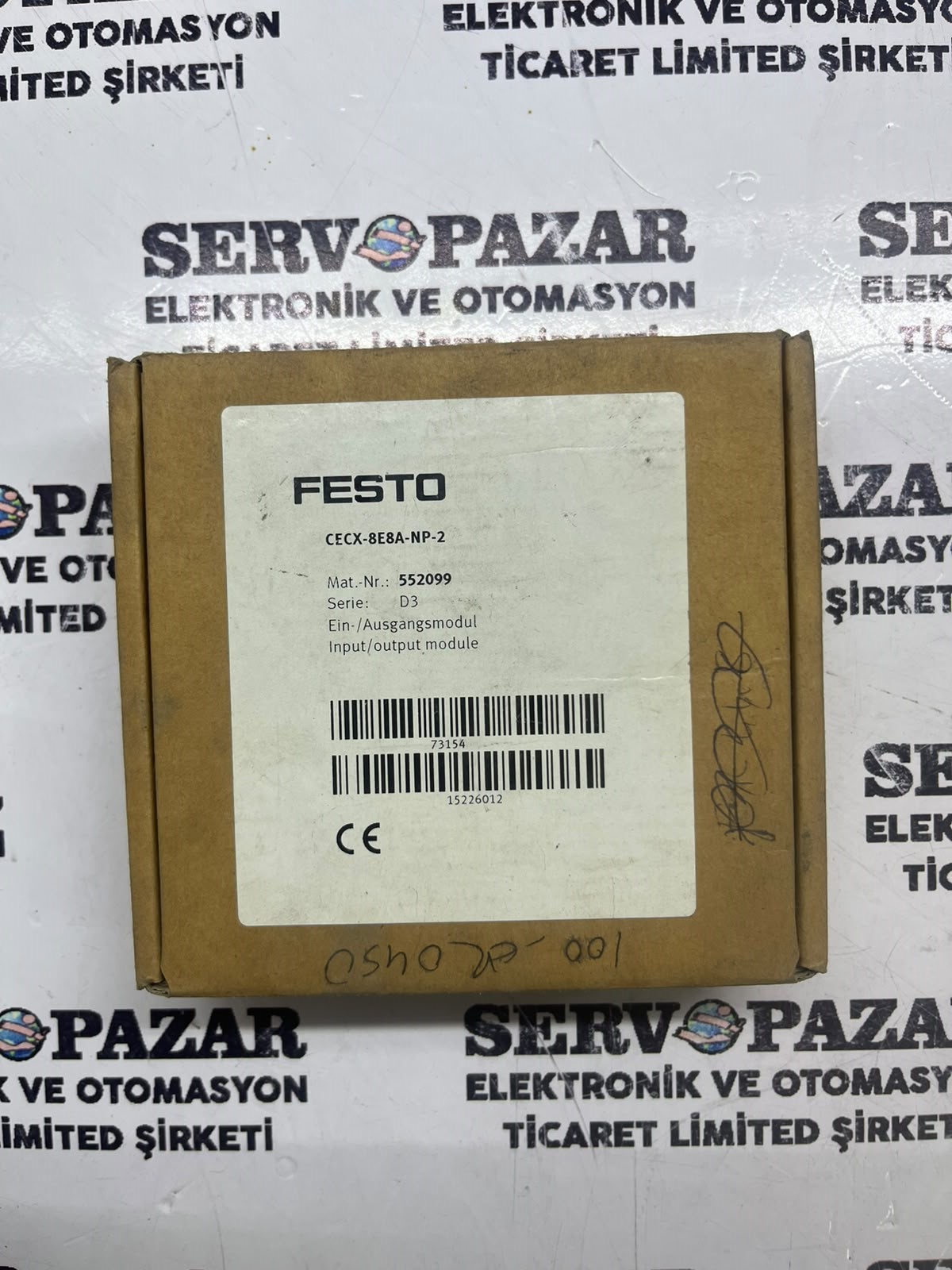 Festo CECX-8E8A-NP-2 Dijital I/O Modülü (8 DI / 8 DO 24V DC PNP) 553856 – Sıfır