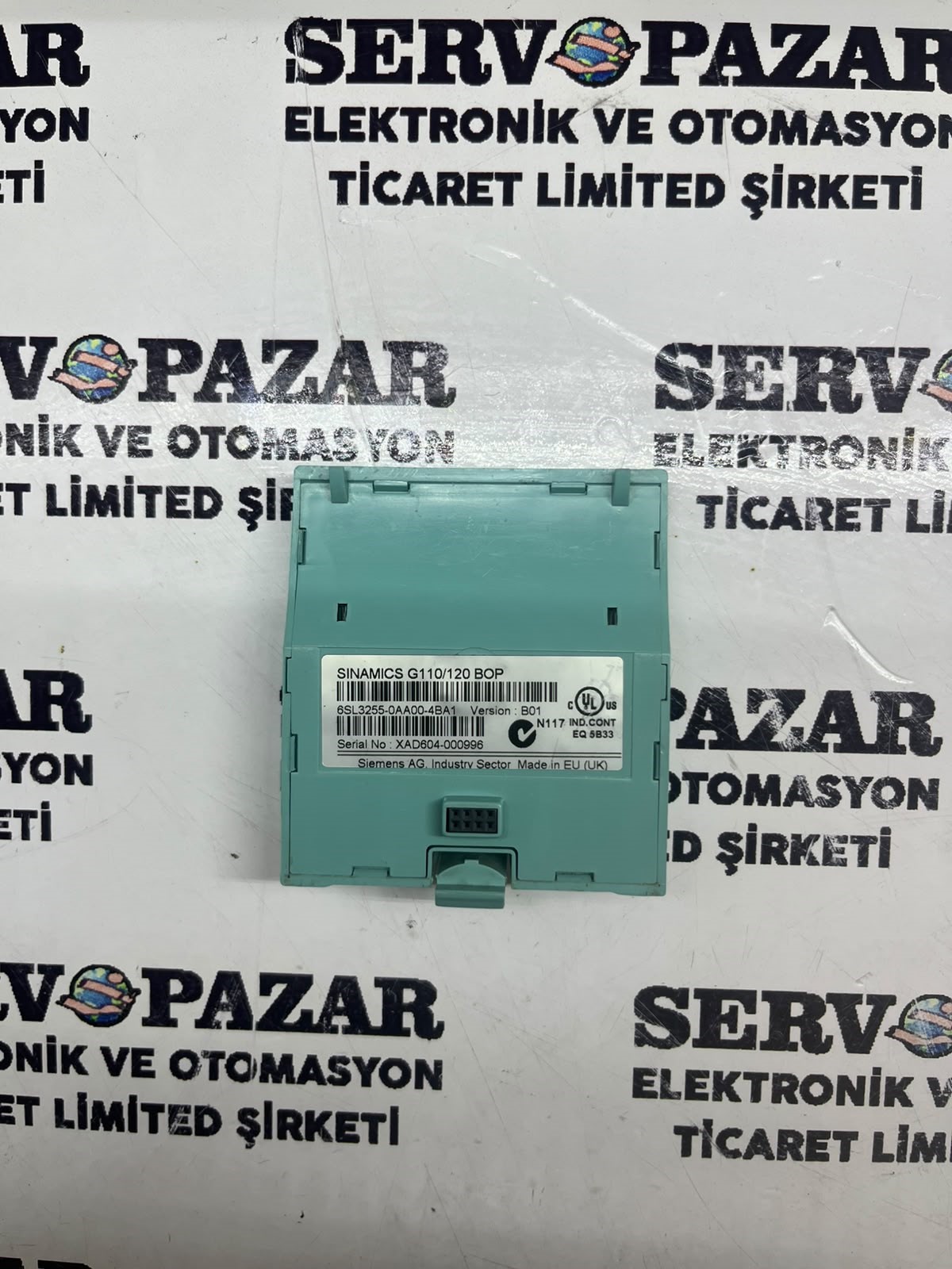 Siemens 6SL3255-0AA00-4BA1 SINAMICS V20 BOP Operatör Paneli (Basic Operator Panel) – İkinci El