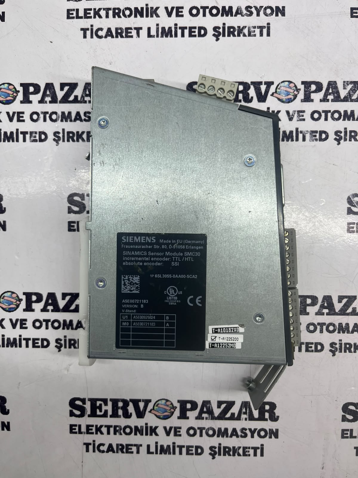 WhatsApp Image 2026-08-06 at 14.44.34 Siemens 6SL3055-0AA00-5CA2 SINAMICS S120 SMC30 Enkoder Sensör Modülü (TTL/HTL/SSI)