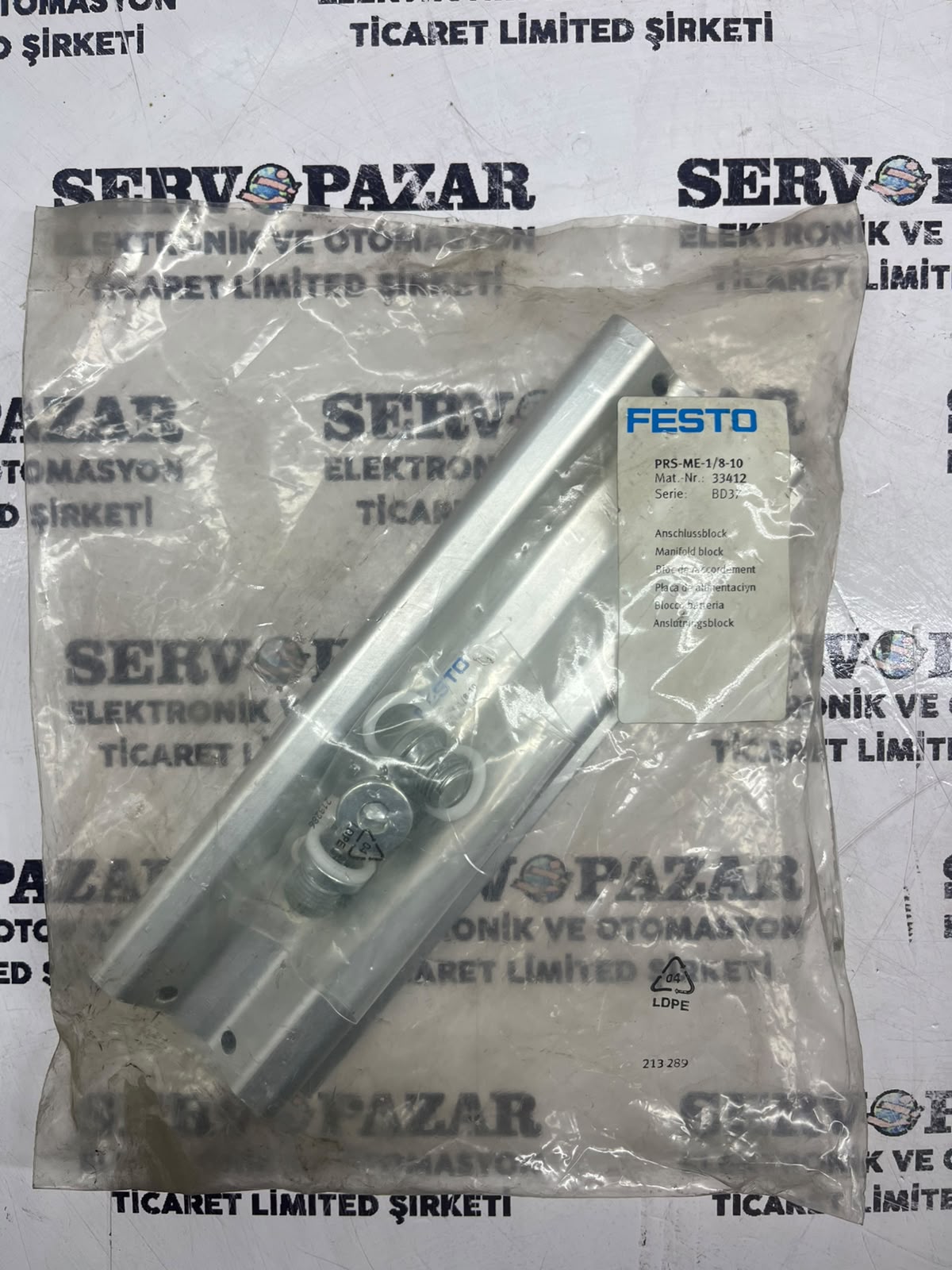 WhatsApp Image 2026-08-06 at 16.30.16 Festo PRS-ME-1/8-10 Manifold Bloğu (12316 – G 1/8″ 10’lu Pnömatik Valf Bloğu) – Sıfır