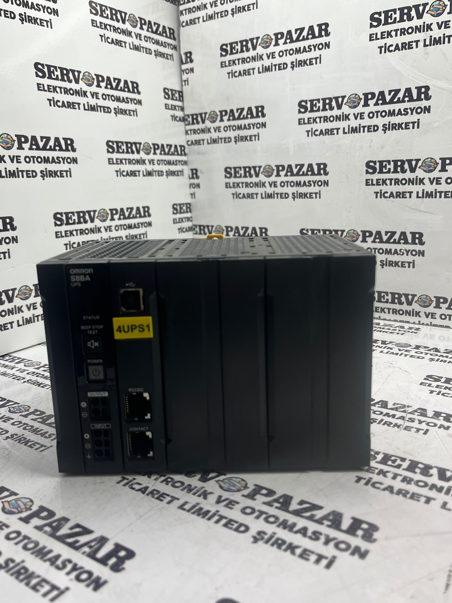 Omron S8BA-24D24D240LF DIN Rayı DC UPS Kontrol Ünitesi (24V DC / 240W 10A / Li-ion Uyumlu)