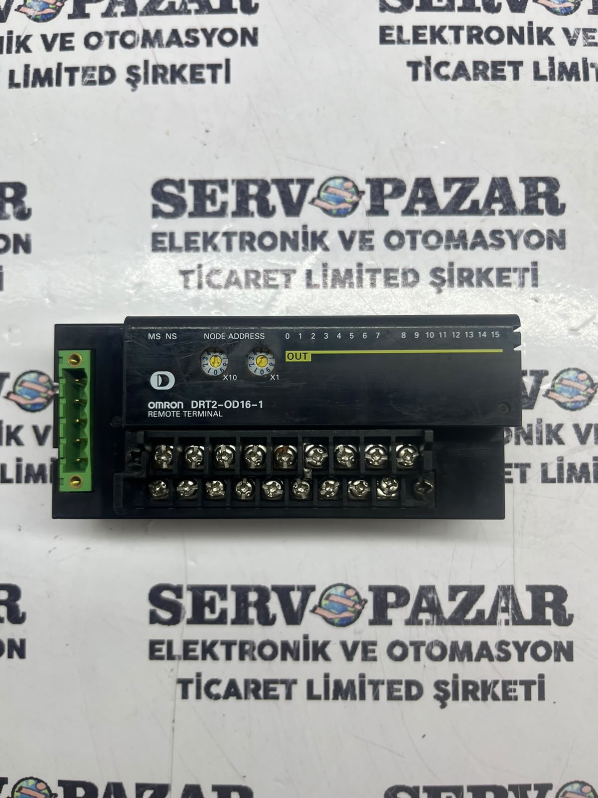 Omron DRT2-OD16-1 DeviceNet Smart Slave Dijital Çıkış Modülü