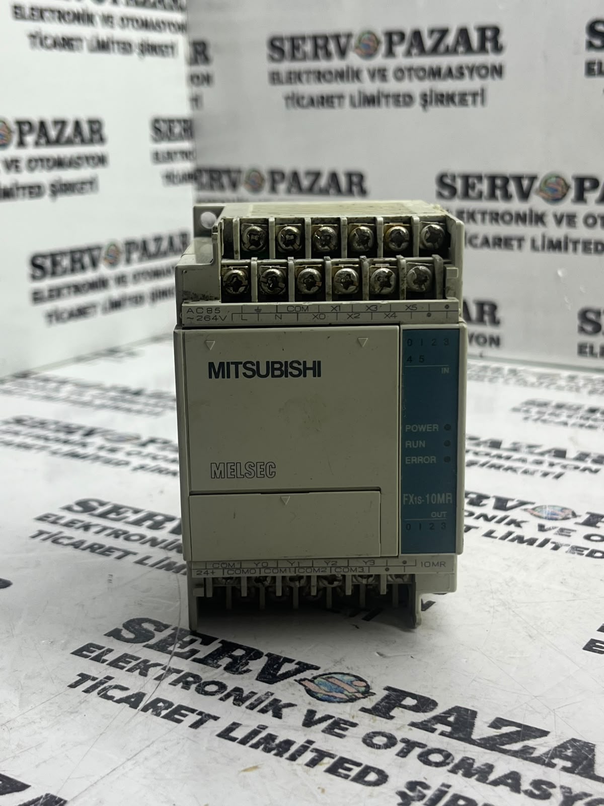 Mitsubishi FX1S-10MR-001 (FX1S-10MR-D) 10 I/O Compact PLC Base Unit (24V DC / Röle Çıkışlı)