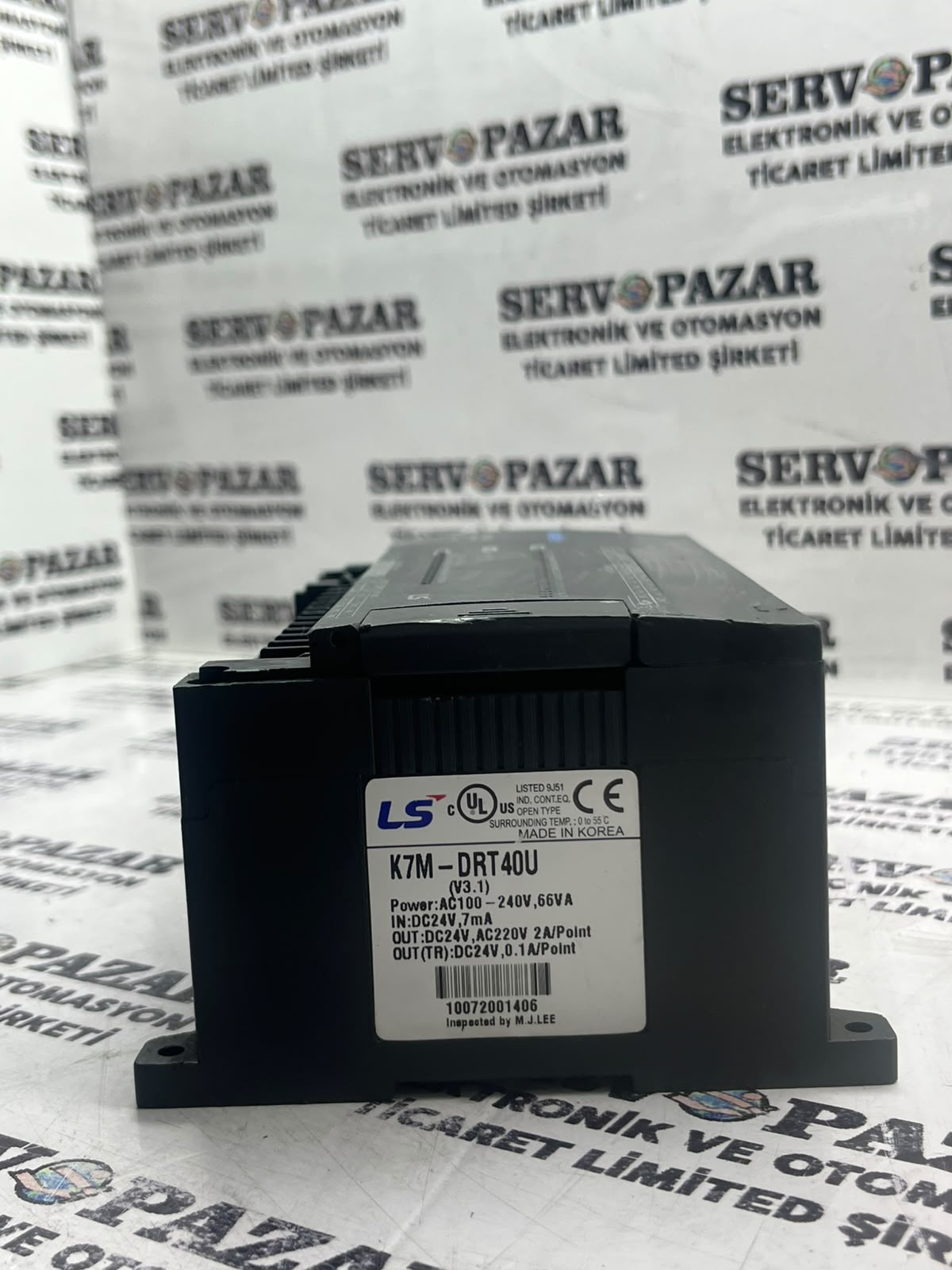 LS / LG Master-K 120S (K7M-DRT40U) 40 I/O Programmable Logic Controller (Transistör/Röle Karma PLC)