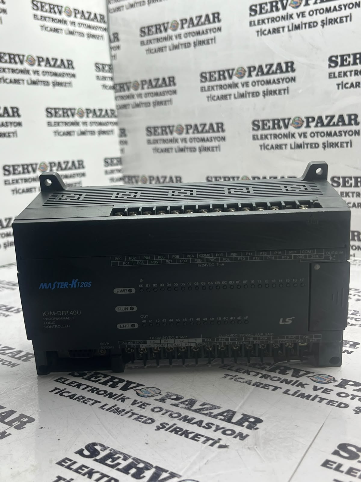 LS / LG Master-K 120S (K7M-DRT40U) 40 I/O Programmable Logic Controller (Transistör/Röle Karma PLC)