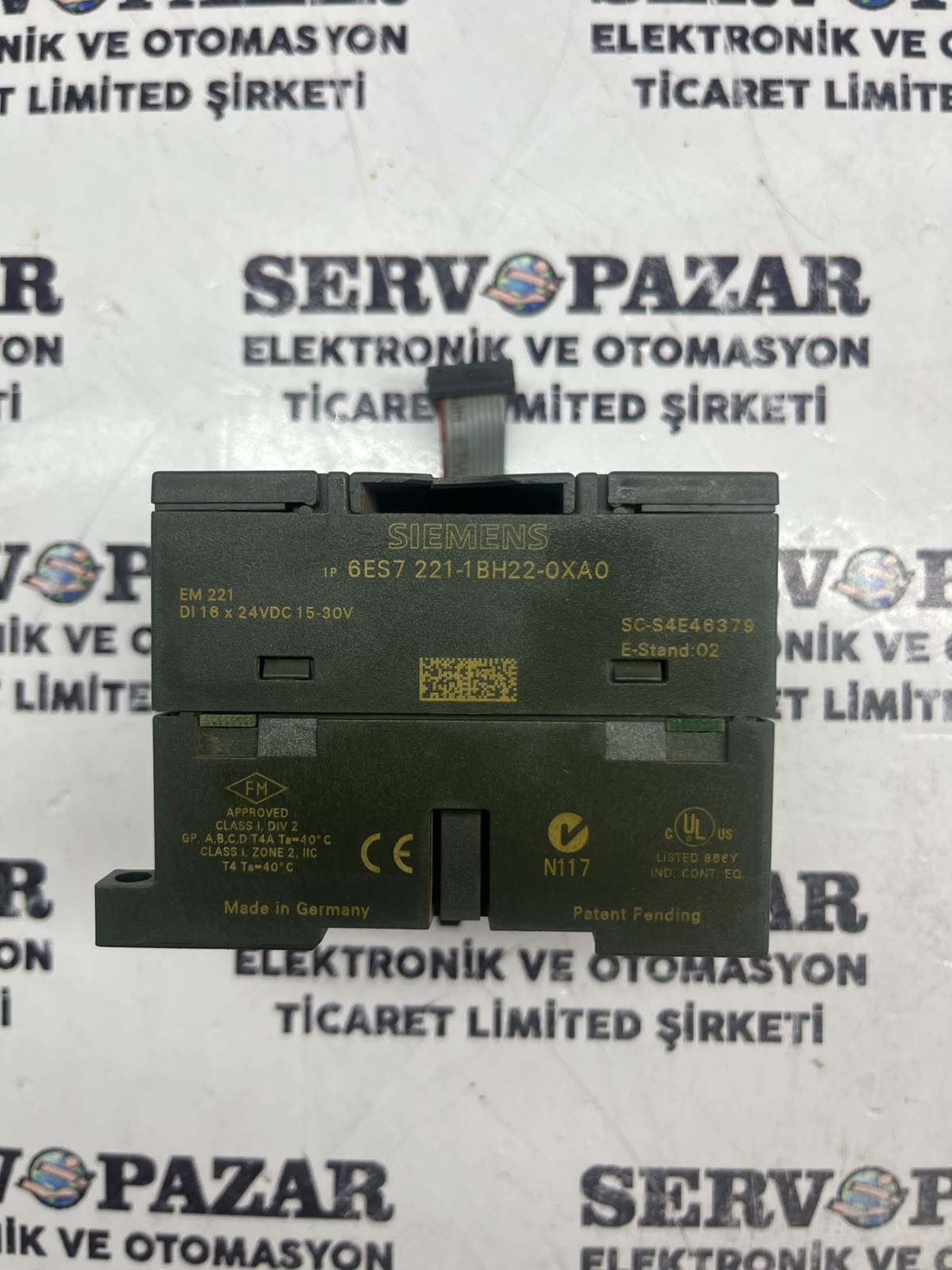 Siemens S7-200 EM 221 Dijital Giriş Modülü (6ES7 221-1BH22-0XA0 – 16 DI 24V DC) – İkinci El