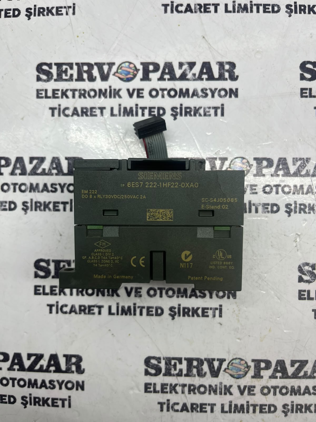 Siemens S7-200 EM 222 Dijital Çıkış Modülü (6ES7 222-1HF22-0XA0 – 8 Röle Çıkışlı DO) – İkinci El