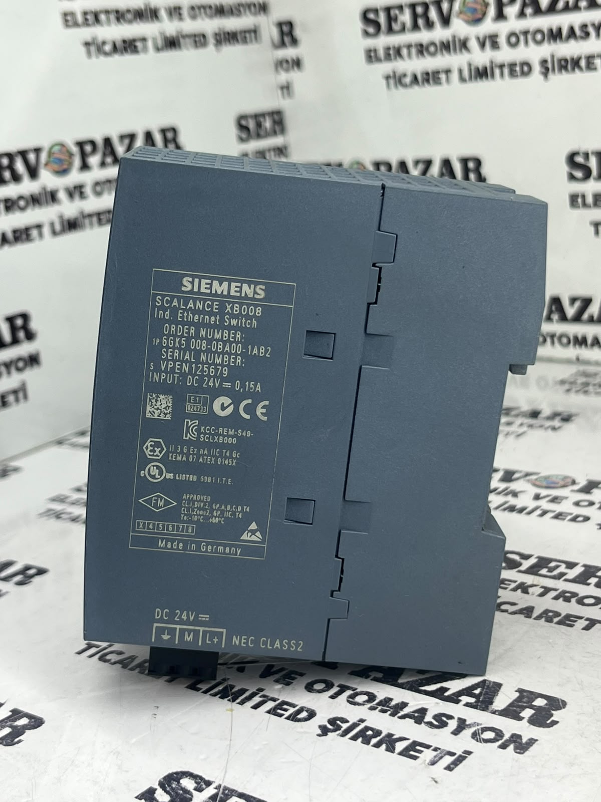WhatsApp Image 2026-08-07 at 13.17.55 (1) Siemens SCALANCE X005 Endüstriyel Ethernet Switch (6GK5008-0BA00-1AB2 / 6GK5 008-0BA00-1AB2 – 8x RJ45 Port) – Worldwide Shipping