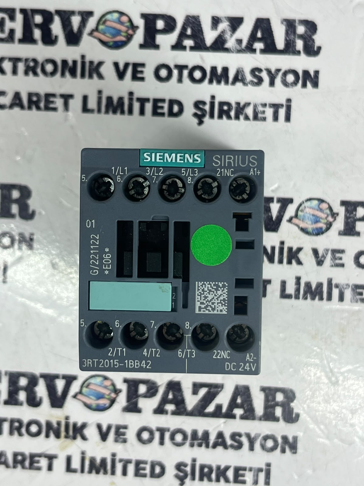 WhatsApp Image 2026-08-07 at 13.17.55 Siemens SIRIUS 3RT2015-1BB42 Güç Kontaktörü (24V DC Bobin / 3 kW / 7A / 1 NO Dahili Kontak – S00 Boyut) – Worldwide Shipping