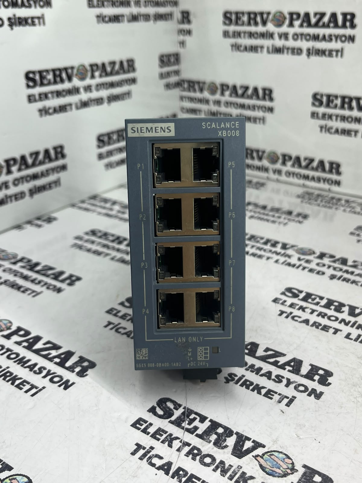 WhatsApp Image 2026-08-07 at 13.17.55 Siemens SCALANCE X005 Endüstriyel Ethernet Switch (6GK5008-0BA00-1AB2 / 6GK5 008-0BA00-1AB2 – 8x RJ45 Port) – Worldwide Shipping