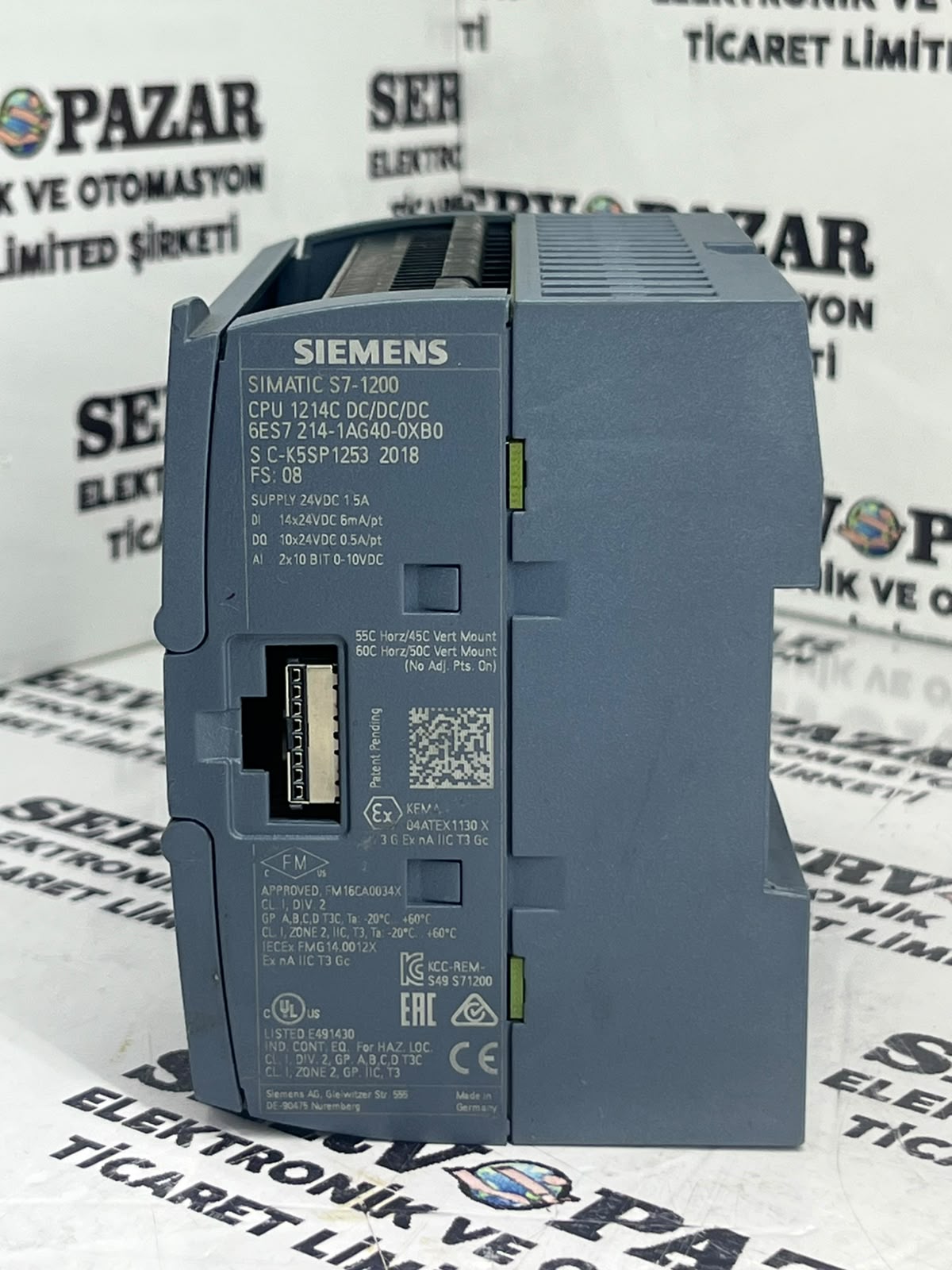 WhatsApp Image 2026-08-07 at 13.17.56 Siemens SIMATIC S7-1200 CPU 1214C DC/DC/DC PLC (6ES7214-1AG40-0XB0 / 6ES7 214-1AG40-0XB0) – Worldwide Shipping