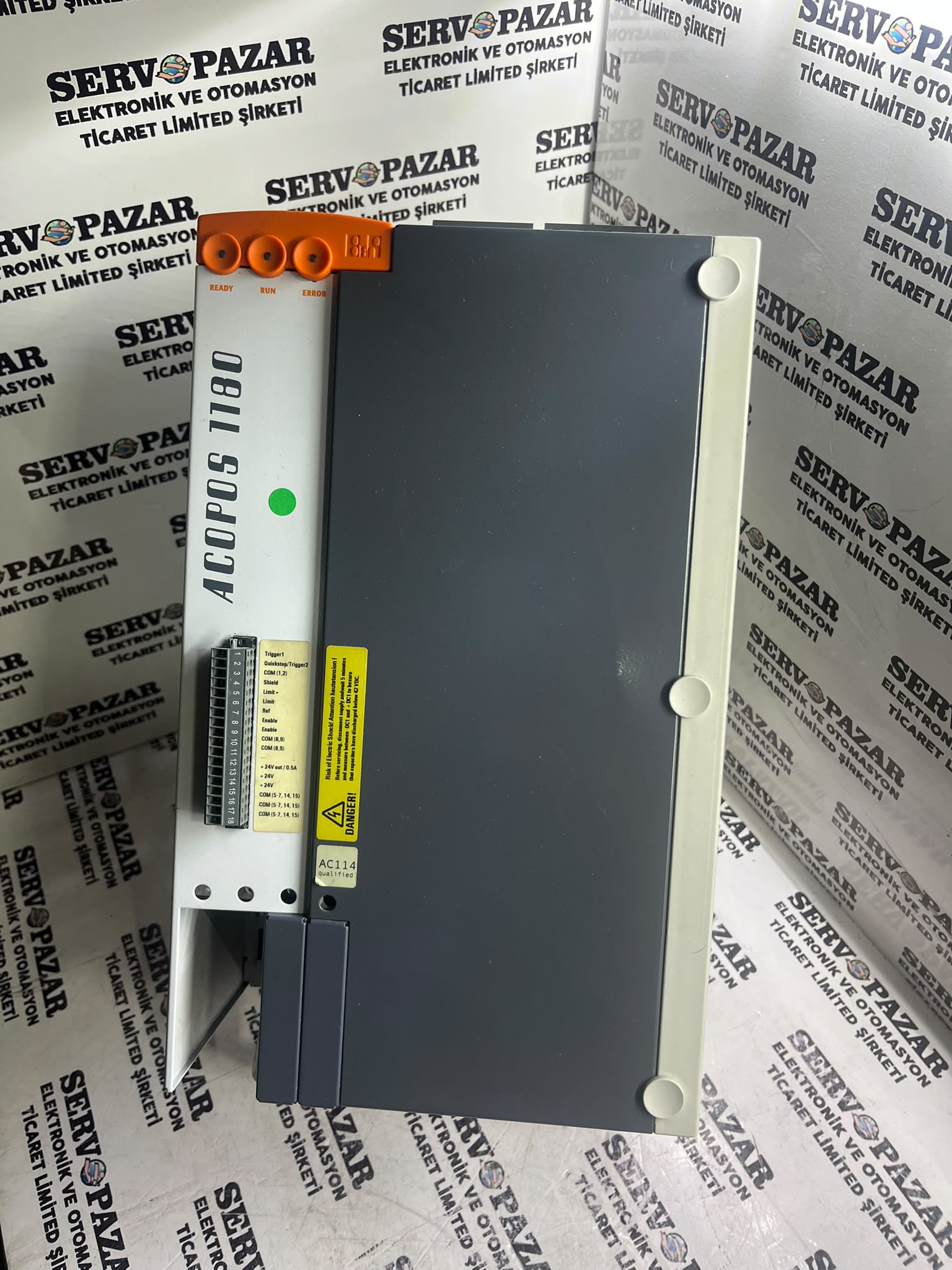 B&R Automation ACOPOS 1180 Servo Sürücü (8V1180.00-2 / 8V118000-2 – 19 Amper / 3-Faz 400-480V High Performance Servo Drive) – Worldwide Shipping