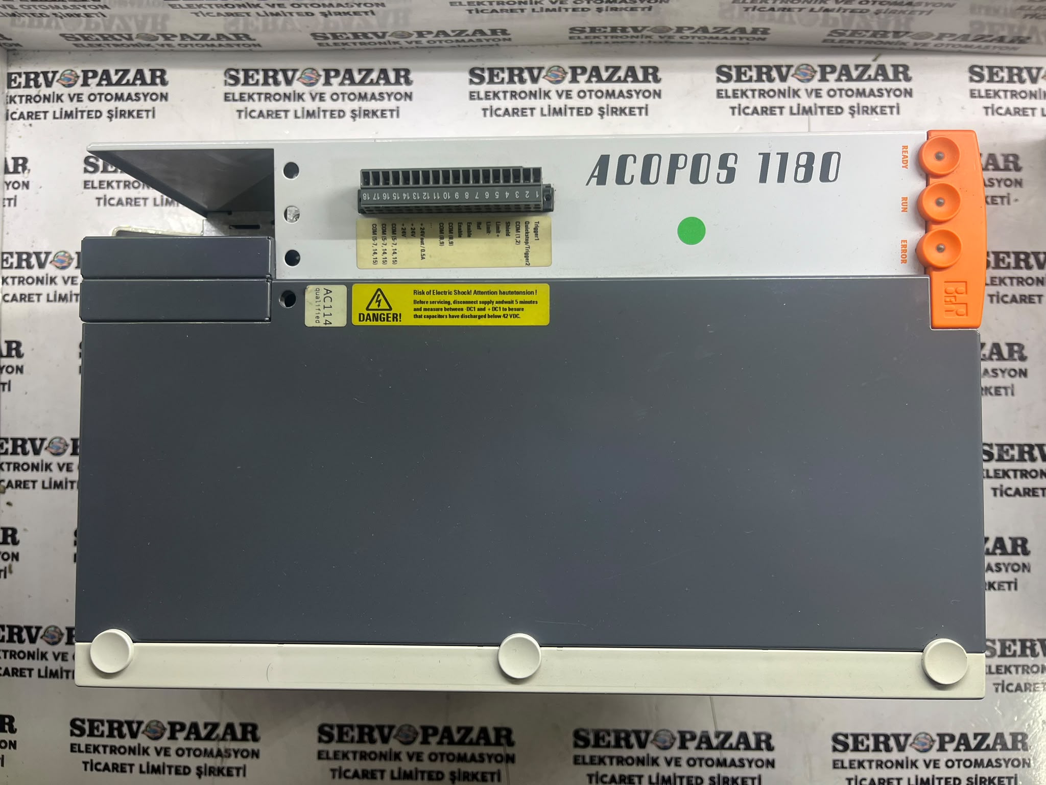B&R Automation ACOPOS 1180 Servo Sürücü (8V1180.00-2 / 8V118000-2 – 19 Amper / 3-Faz 400-480V High Performance Servo Drive) – Worldwide Shipping
