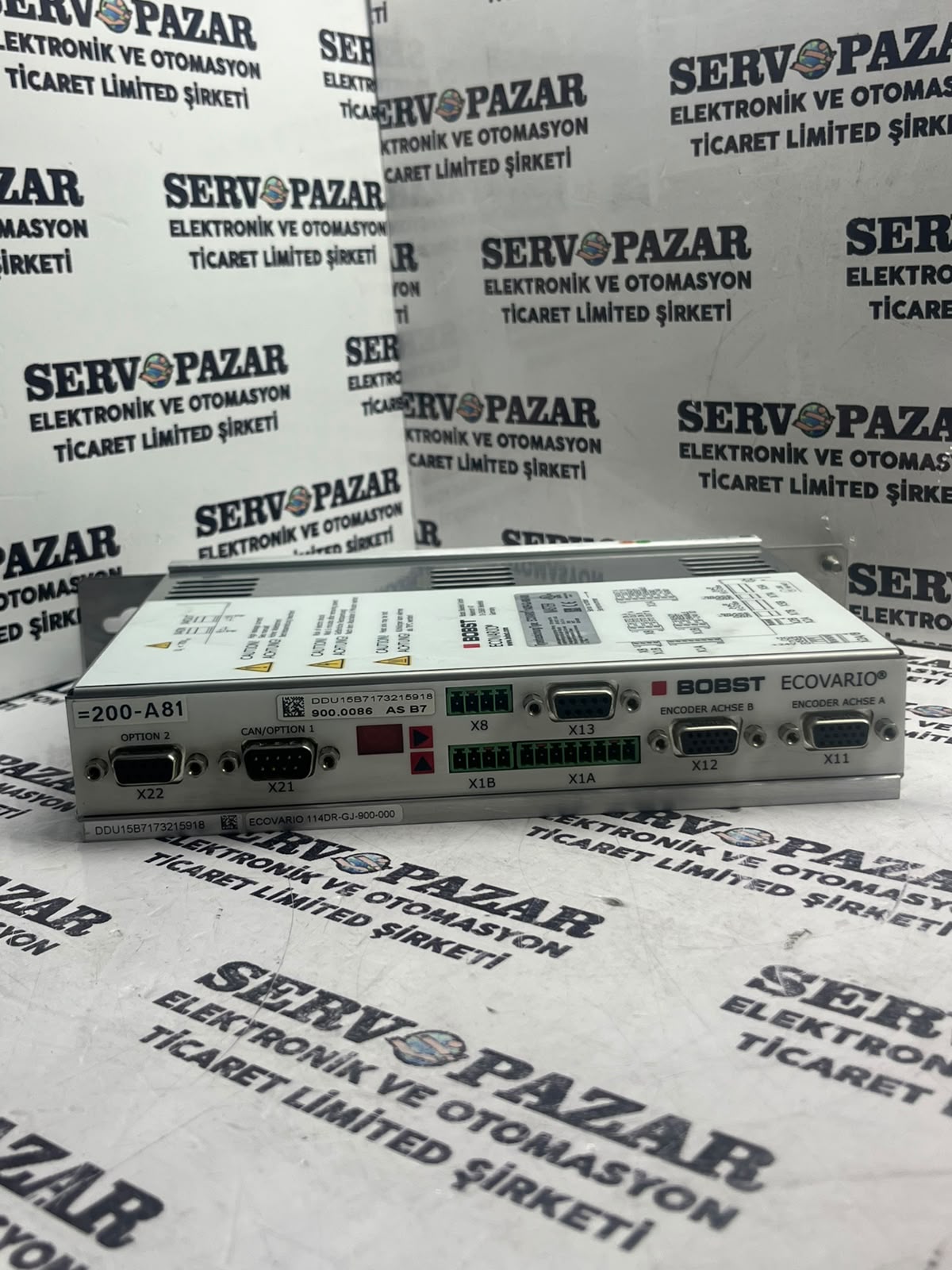 BOBST Ecovario 114DR-GJ-900-000 Servo Sürücü / İnverter Ünitesi (BOBST Ecovario 114DR-GJ-900 Drive Unit) – Worldwide Shipping