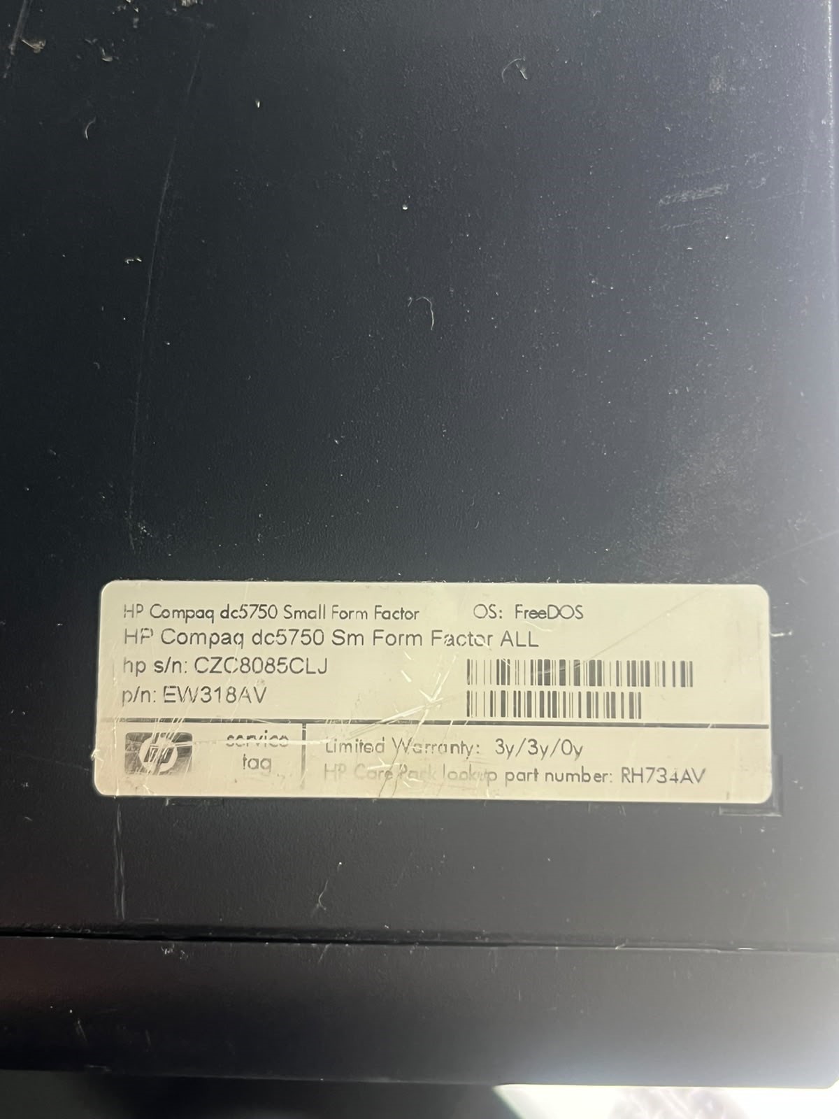 HP Compaq dc5750 Small Form Factor (SFF) Endüstriyel & Ofis Bilgisayarı (AMD Athlon 64 X2 / DDR2 / SATA / Masaüstü Kasası)
