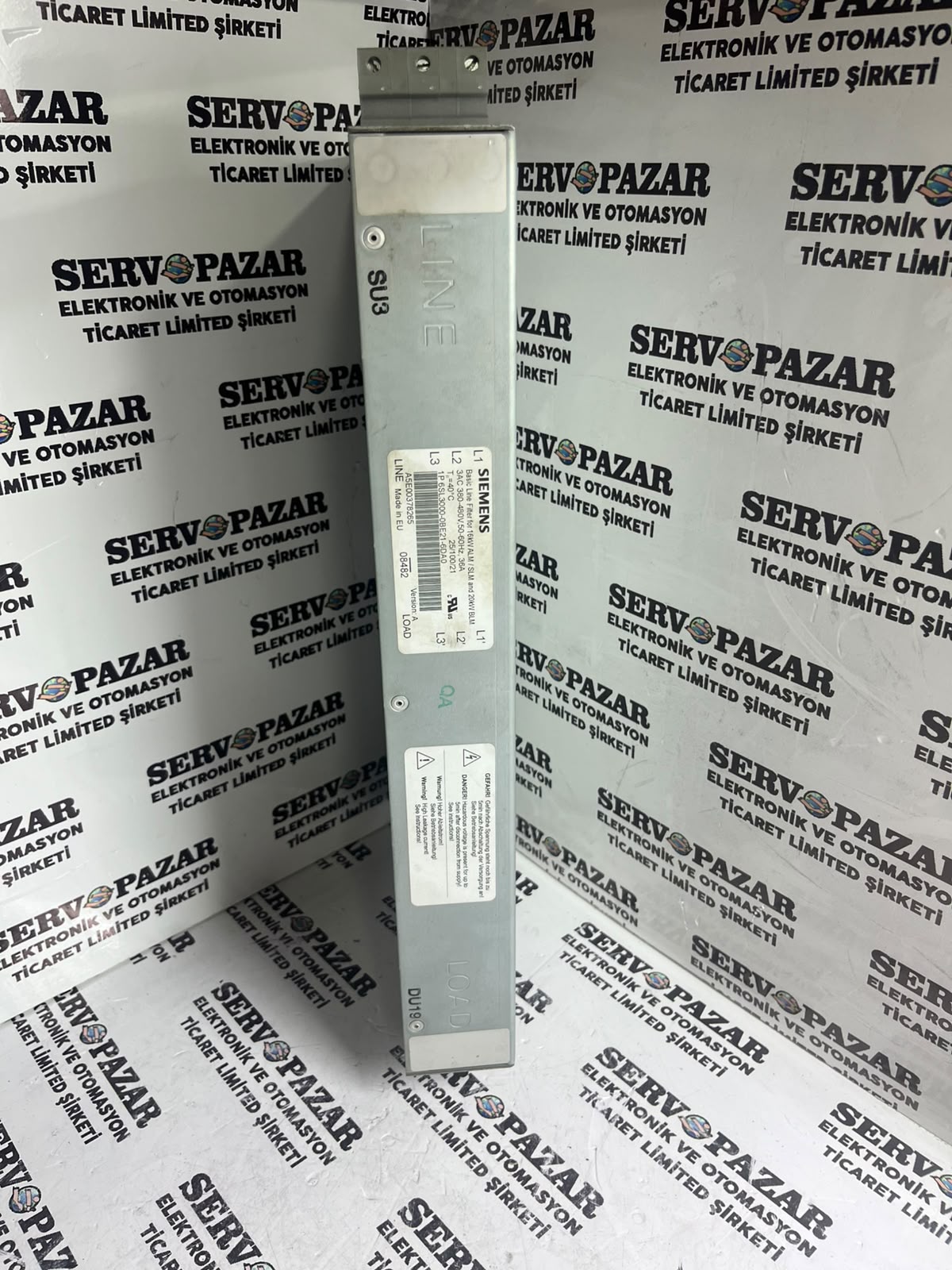 Siemens SINAMICS S120 Hat Filtresi (6SL3000-0BE21-6DA0 – Line Filter / 16 kW Active Interface & Smart Line Modules)